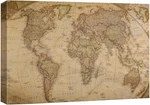 WALL26 Antique Globe World Map Canvas Print Retro Art. Fixed Price $83.99.