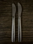 Two 6 3/4 Knife (non-serrated) Ekco Eterna Stainless Japan Flatware Eks 41. Fixed Price $9.99.