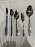 Your Choice Vintage SST3 Silhouette Stainless Flatware Replacement Fork Spoon. Fixed Price $10.00.