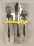 Reed Barton Brompton Heritage 3 Pc Set Fork Knife Spoon Flatware Silverware. Fixed Price $14.99.