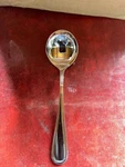 12 Pack 6-7/8 Soup Spoon Round Oneida 1015SRBF Curve Border 18/10 Stainless 9026. Fixed Price $18.99.