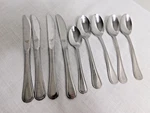 B7 Libbey Stainless Flatware 243 LYF10 --9PC Lot. Fixed Price $13.27.