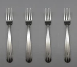 Oneida Stainless Flatware Unity 7-1/4" Forks Set Of Four * Usa Made. Fixed Price $19.99.
