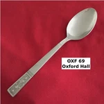 Oxford Hall Oxh 69 Teaspoon 6" Diamond Tip Stainless Steel Flatware. Fixed Price $7.23.