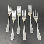 Artaste Rain Salad Fork Lot 7 Inch Of 5 Glossy Stainless. Fixed Price $18.35.