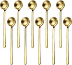 Coffee Set 10 Stirring Long Handle Gold Teaspoons. Fixed Price $17.99.