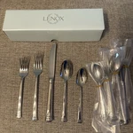 Lenox Eternal 20-PIECE Flatware Set Svc For 4 18/10 Stainless Steel New Box. Fixed Price $65.00.
