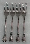 Oneida Deluxe Alexis Dinner Forks SET/4 Stainless Steel 7.25 Glossy Flatware. Fixed Price $89.00.