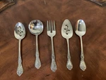 Oneida President Premier Stainless Steel Hostess Serving 5 Piece Wm Rogers Usa. Fixed Price $49.99.