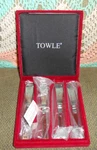 Towle Stainless Steel Enamel Spreaders Holiday (set Of Four) Nib. Fixed Price $15.00.
