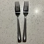 Oneida Stainless Satin Lincoln Dinner Forks - Set Of 2. Fixed Price $11.99.
