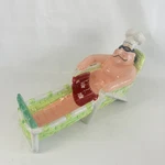 Mud Pie Snack Cheese Cracker Vegetable Chillin Dish Pool Party Man Flippers. Fixed Price $125.00.