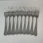 Home Concepts Stainless Steel Forks Lot Of 8 Korea HCF7 Center Ridge 6.5" Dinner. Fixed Price $17.97.