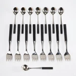 Lundtofte Denmark LUD2 Demitasse Spoons & Salad Forks 16 Pc Lot. Fixed Price $60.00.