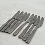 Dansk 18/10 Stainless Flatware Dinner Knives Bistro Cafe Pattern See Pictures. Fixed Price $11.98.