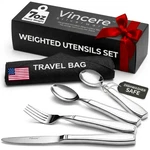Weighted Utensils For Tremors And Parkinsons, Heavy Stainless Steel Si.... Fixed Price $88.13.