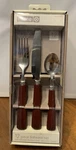 Home By Target 18/0 Stainless Steel Flatware Set Of 12 Penniman Cherry Nos I3. Fixed Price $39.95.