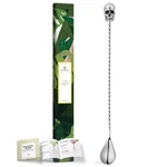 Homestia Bar Cocktail Mixing Spoon, 12-INCHES 12", Skull + Silver. Fixed Price $10.36.