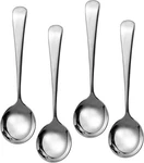 Imeea Roud Soup Spoons SUS304 Stainless Steel Small Silver. Fixed Price $14.19.
