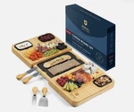 New Royal Charcuterie Cheese Board Set Slate Plate Ceramic Bowls 4 Knives $89. Fixed Price $34.95.