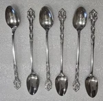 Oneida Chandelier Set Of 6 Iced Tea Spoons Community Stainless Flatware Exc. Fixed Price $22.50.