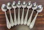 Cambridge CBS99 Stainless Flatware Place Oval Soup Spoon Frosted Handle Set Of 8. Fixed Price $12.99.