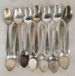 Oneida Community Tudor Silverplate Queen Bess Ii Demitasse Spoon Lot Of 13. Fixed Price $29.99.