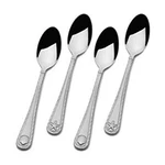 Towle Living Antigua Frost Demi Spoons, Set Of 4, Stainless Steel. Fixed Price $16.14.