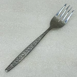 Htf Vtg Orleans ORL45 Stainless Steel 6.5" Salad Fork Floral Mcm Korea Vg. Fixed Price $10.95.