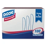 Dixie Heavyweight Utensils, Knives, White, Box Of 100. Fixed Price $19.90.