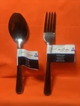 Piece Dinner Forks & Spoon Set, 18/0 Stainless Mainstays Light Gauge. Fixed Price $9.99.