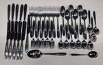 Mikasa Coco Blossom 40 Pc Flatware Set Serv 5+++. Fixed Price $143.99.