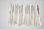 Lot Of 12 Winco Dinner Knife Set 8-3/4" Stainless Steel Houston Pattern 0025-08. Fixed Price $5.20.