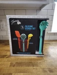 Fiesta Silicone Utensil Set With Storage Caddy, 7 Piece - New. Fixed Price $69.00.