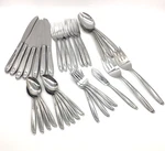 35 Pc Lot Oneida Rogers OHS278 Stainless Flatware Wave Scroll Vintage Set. Fixed Price $35.00.