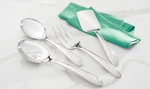 Princess House Amalia Flatware 4-PC. Serveware Set 3417. Fixed Price $129.95.