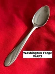 Washington Forge WAF-3 Stars Grapefruit Spoon Serrated Tip 6" Stainless Steel. Fixed Price $8.33.