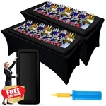Halloscume 2PK Inflatable Serving Bar 72X30'' Ice Buffet. Fixed Price $52.99.