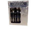Oneida Piece Service 18/8 Stainless Brushed Nickel 2244020B Satin Darien Nib. Fixed Price $39.99.