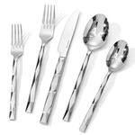 Impress Dinner Guests - Kingstone 40 Piece Silverware Set. Fixed Price $179.99.