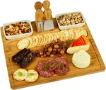 Picnic At Ascot Sherborne Charcuterie Cracker Cheese Spread Set Board Wood. Fixed Price $59.95.
