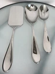 Mikasa French Countryside Stainless . Original Size Teaspoon (set Of 3). Fixed Price $45.00.