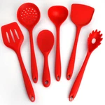 Kitchen Utensil Set Of Silicone Spoon Cook Tools Temp 446 Dishwasher Safe. Fixed Price $22.50.