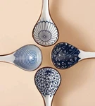 Ceramic Soup Sets Of 4,ASIAN Spoons,long Ramen Spoons,japanese. Fixed Price $13.39.