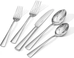 Kingstone 18/10 Stainless Steel Flatware, 5-PIECE Forged Silverware Set 1, M. Fixed Price $21.02.