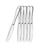 Atb Dinner Knives Set, Stainless Steel Table Knife, Butter Spreder, Sliver. Fixed Price $15.61.