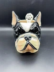 Boston Terrier Head Mug Tea Coffee Chavon Paris With Stir Spoon. Fixed Price $24.95.