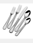 Mikasa Bravo Satin 45 Pc Service For 8- Serving Set Stainless 18/10 Flatware New. Fixed Price $75.00.