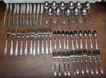 54 Pieces Amefa AFS1 Scroll Leaf Holland Stainless Flatware -service For 10 +. Fixed Price $166.13.