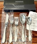 2 Nib Yamazaki Platinum Wave Stainless 5 Piece Place Settings. Fixed Price $44.45.